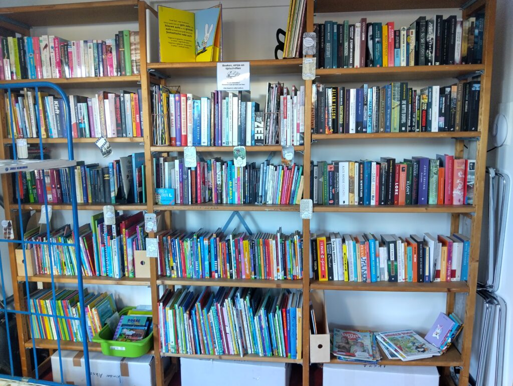 Boekenkasten vol boeken